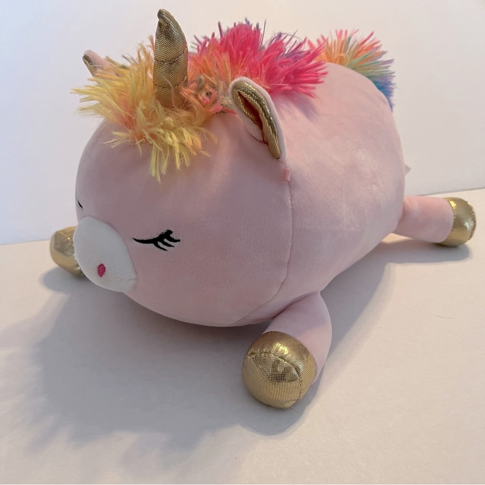 Squishmallow Cuddlers by Kellytoy Ilene the Unicorn 12" Stuffed Plush Gold Feet